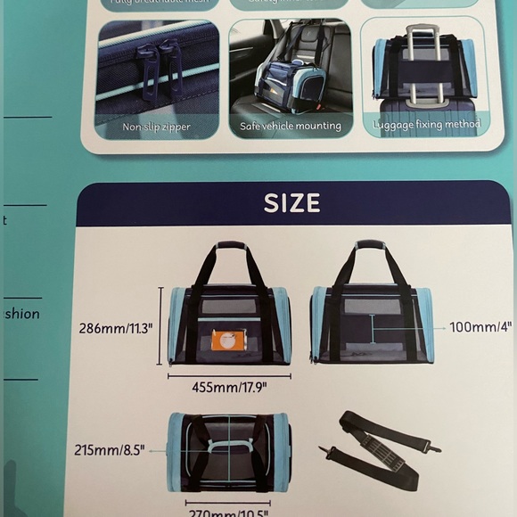 Portable pet carrier - Picture 2 of 2